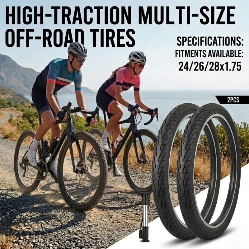Commuting With Road Bike - 2 stuks fietsbanden 24 26 28