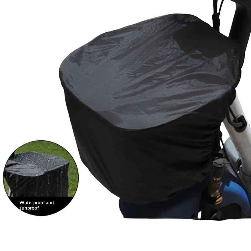 Cycling Commute In Rain - Waterdichte fietsmandbekleding regenhoes universele maat anti-stof