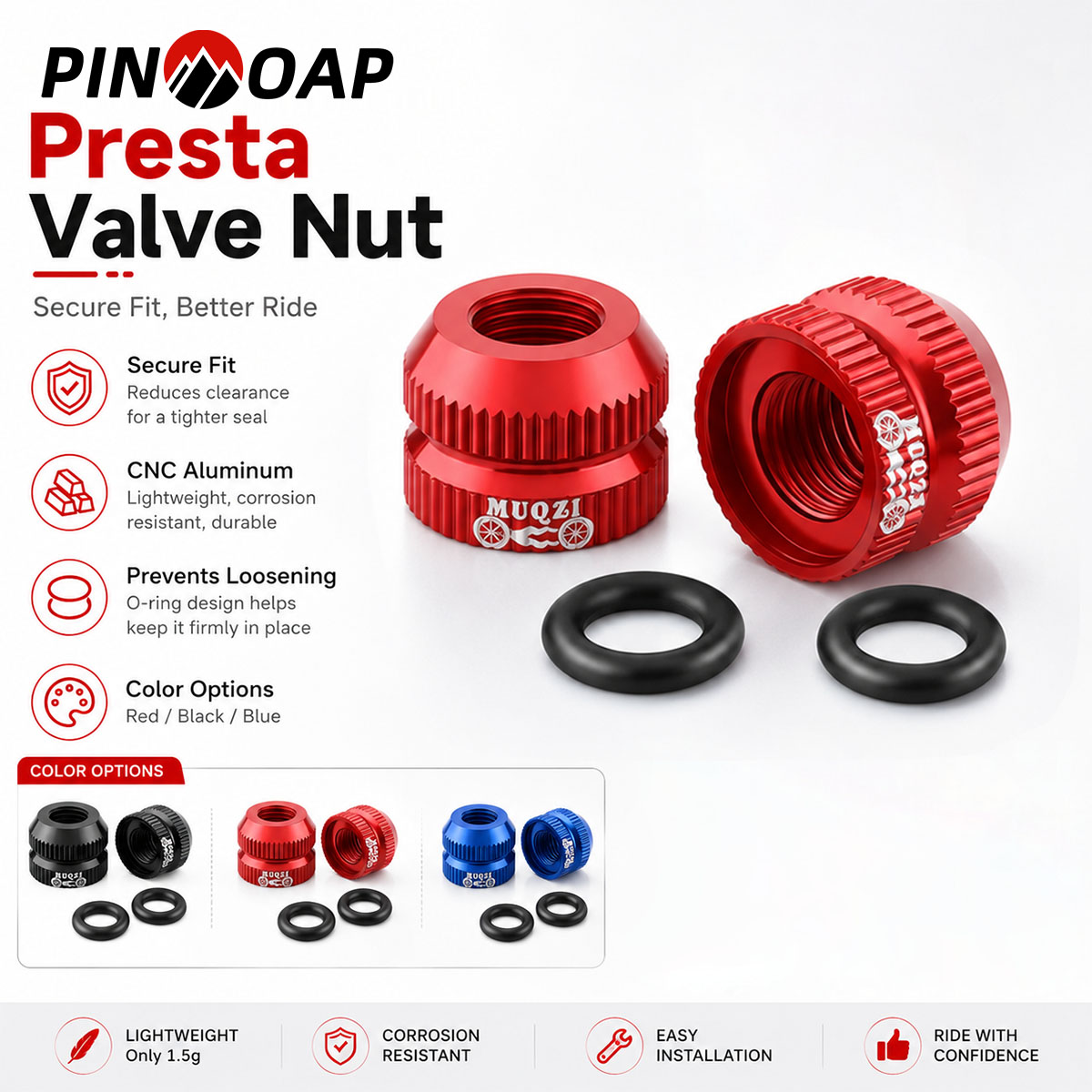 PINMOAP 2 stuks Fiets Presta V - Commuter Bike Lock recensie en prijs